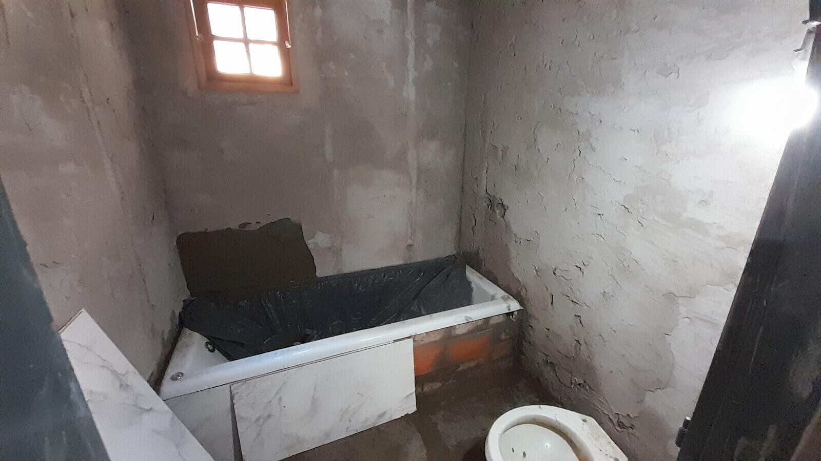 Baño en proceso de remodelación