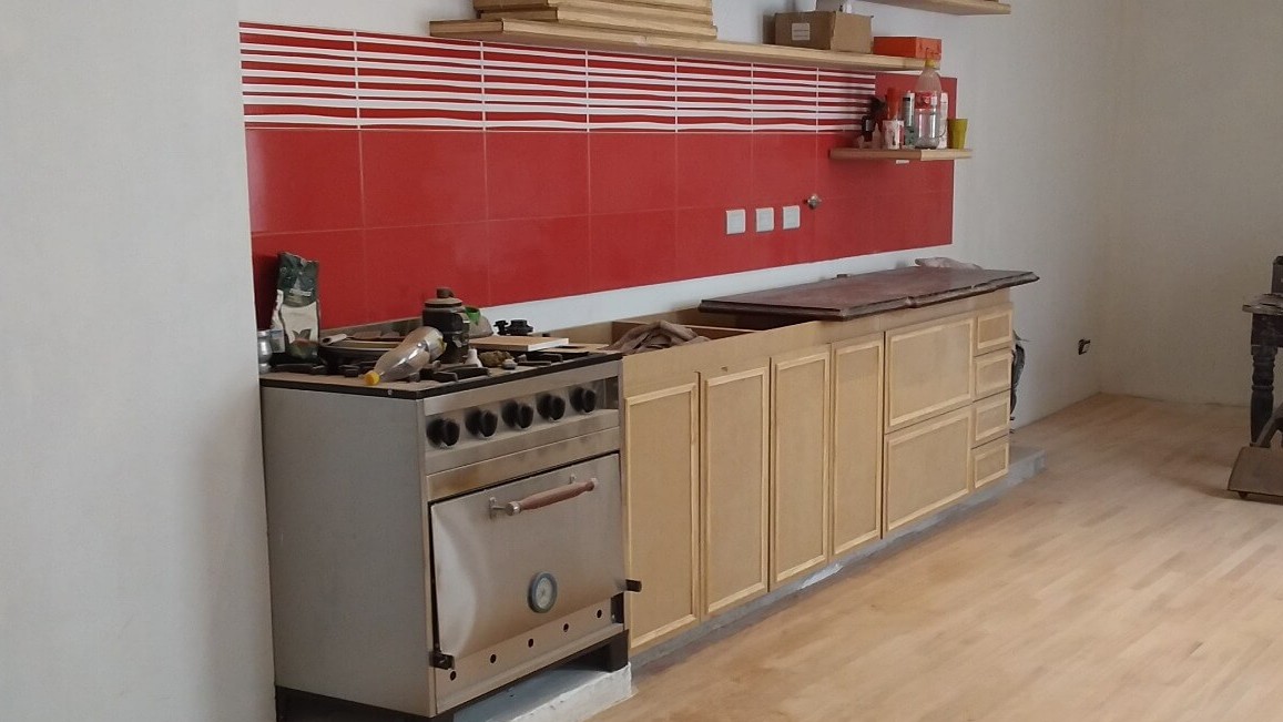 Remodelacion de cocina y armado de mueble hecho a medida.